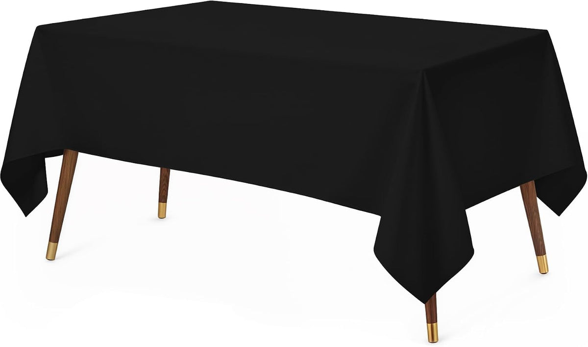 Utopia Kitchen Rectangle Table Cloth 2 Pack [60x102 Inches, White]