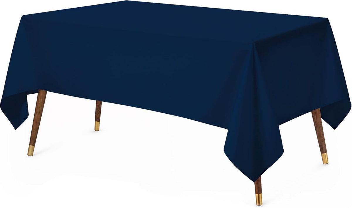 Utopia Kitchen Rectangle Table Cloth 2 Pack [60x102 Inches, White]