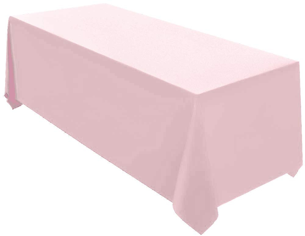 Surmente 90x132 Inch Black Tablecloth for 6-8 Foot Rectangle Tables