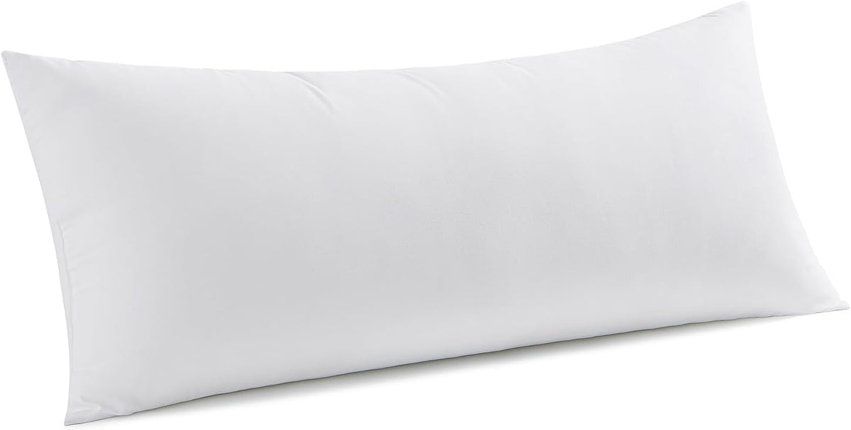 MIULEE 14x36 Throw Pillow Insert, Virgin Microfiber Pillow for Couch Bed