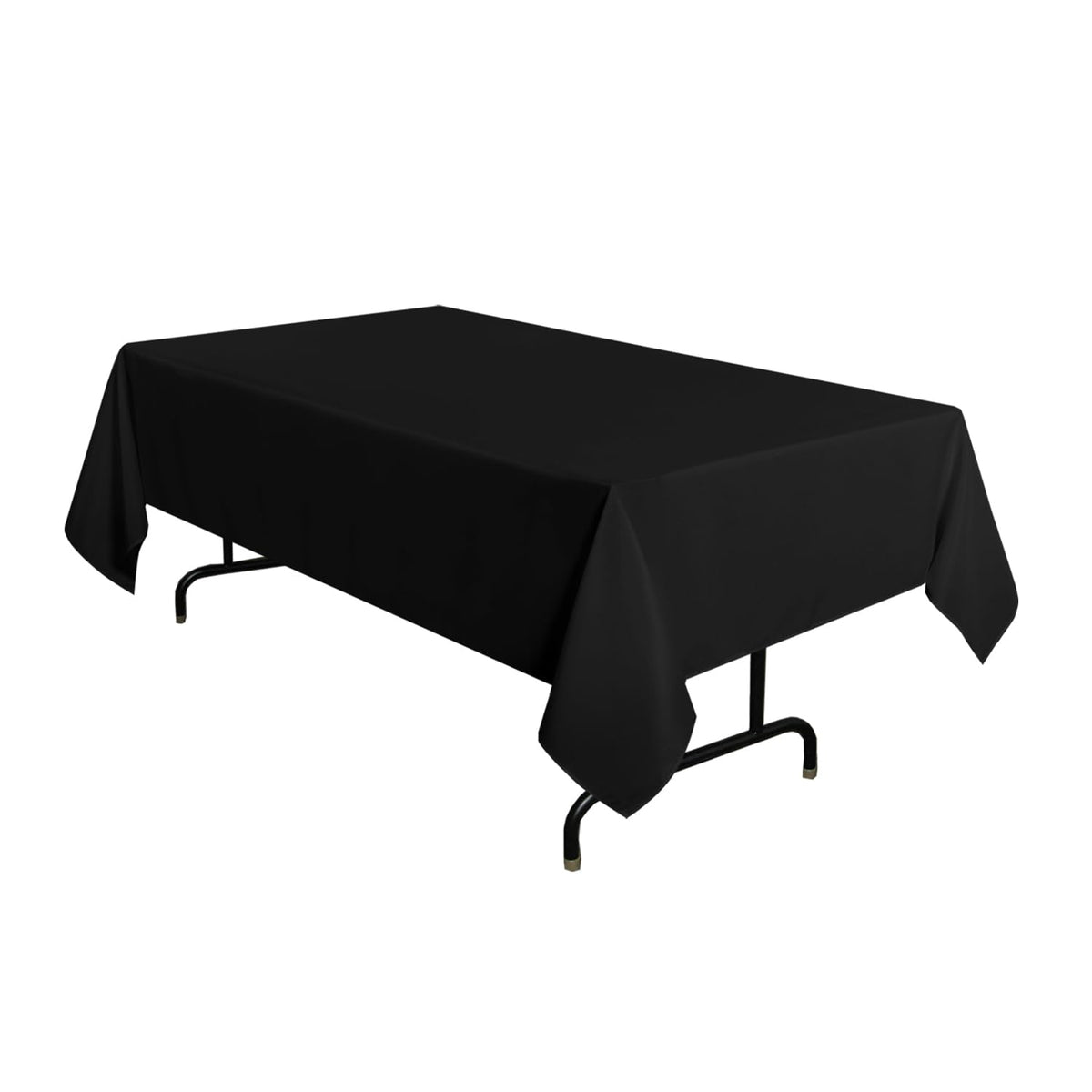 sancua 2 Pack White Table Cloth 60x102 Inch for 6 Feet Rectangle Tables