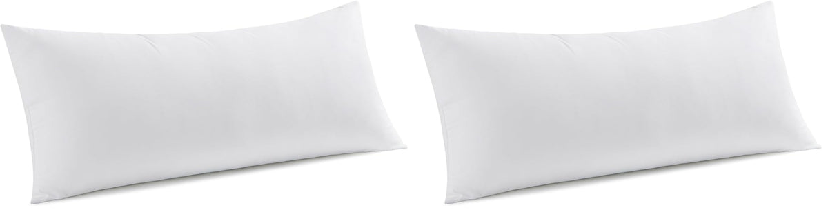 MIULEE 14x36 Throw Pillow Insert, Virgin Microfiber Pillow for Couch Bed