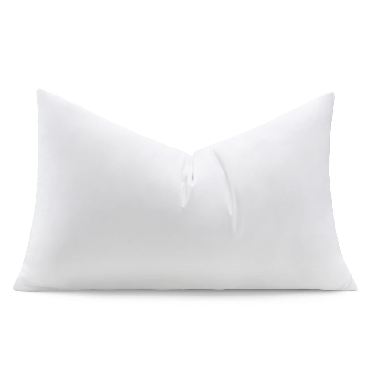 puredown® Feather Throw Pillow Inserts 22 x 22 (Pack of 2, White), Big Throw Pillows for Floor, Couch, Bed, Machine Washable