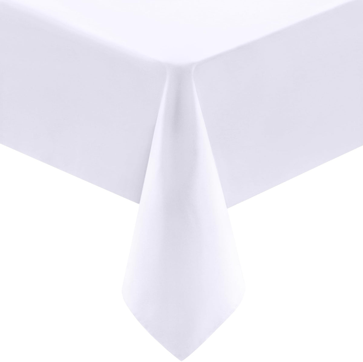 Utopia Kitchen Rectangle Table Cloth 2 Pack [60x102 Inches, White]