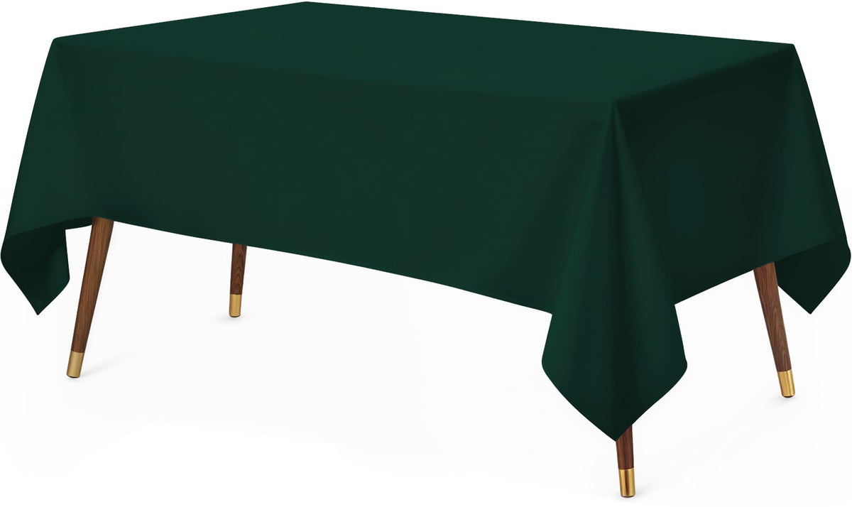 Utopia Kitchen Rectangle Table Cloth 2 Pack [60x102 Inches, White]