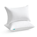 Oubonun 18"x18" Pillow Inserts (Set of 2) - Throw Pillow Inserts with 100% Cotton Cover - 18 Inch Square Interior Sofa Pillow Inserts - Decorative Pillow Insert Pair - White Couch Pillow