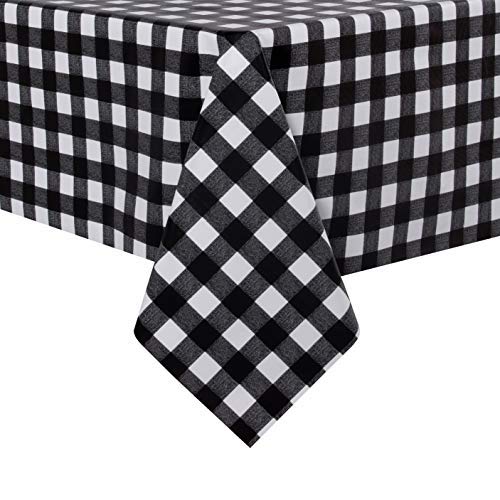 sancua Clear Plastic Table Cover Protector Waterproof Tablecloth 54x78 Inch