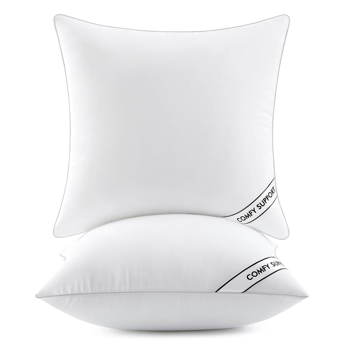 MIULEE 18x18 Pillows Inserts Pack of 4, Down Alternative Virgin Filling