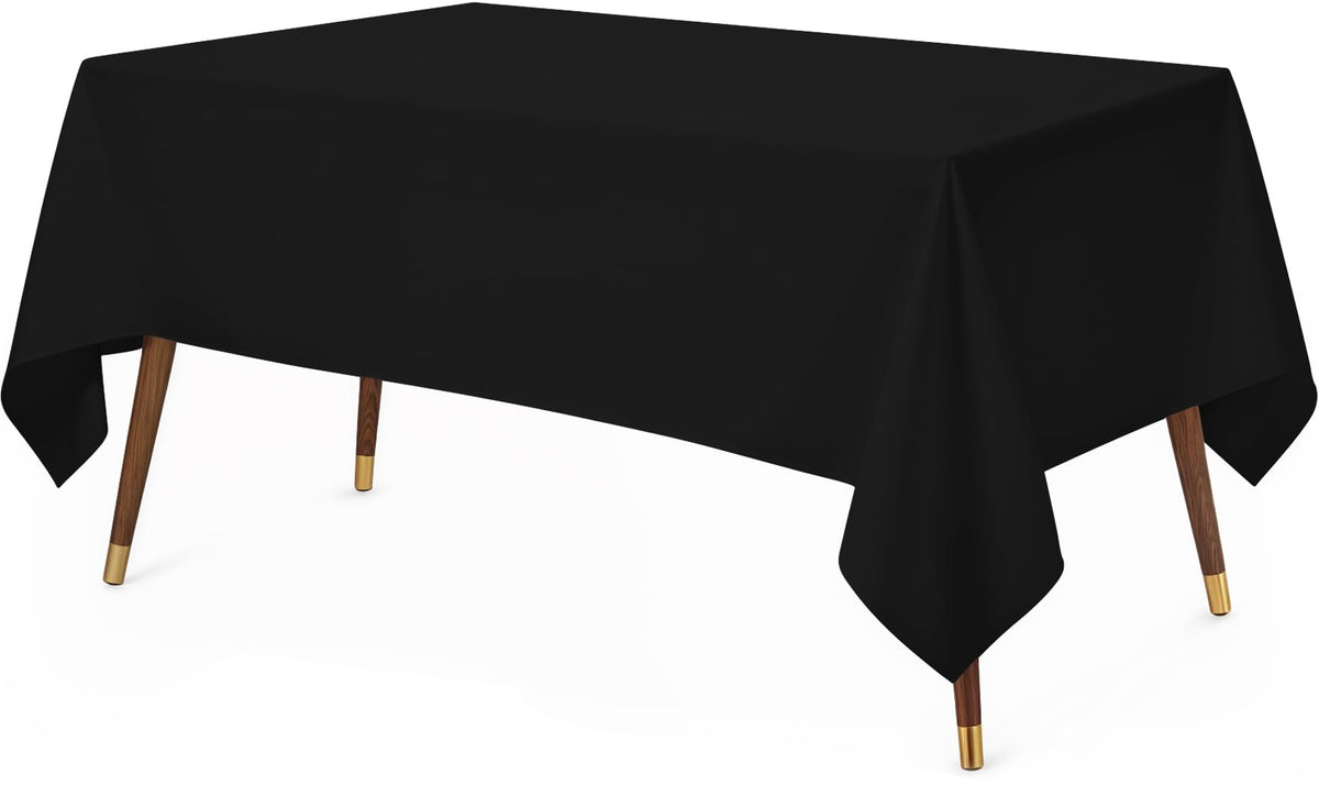 Utopia Kitchen Rectangle Table Cloth 2 Pack [60x102 Inches, White]