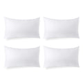 Calibrate Timing 18 x 18 inches Pillow Inserts, Set of 4 Hypoallergenic Brushed Microfiber Liner Down Alternative Filled Square Cushion Throw Pillow