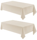 Veblandy Rectangle Tablecloth Waterproof Linen Textured Table Cloth Stain and Wrinkle Resistant Washable, Decorative Fabric Table Cover for Dining, Party and Camping (Sage Green, 52 * 70)