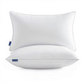 MIULEE 18x18 Inch Pillow Inserts Pack of 2 with 100% Textured Woven Fabric Cover