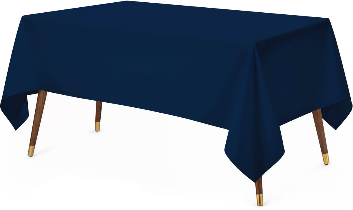Utopia Kitchen Rectangle Table Cloth 2 Pack [60x102 Inches, White]