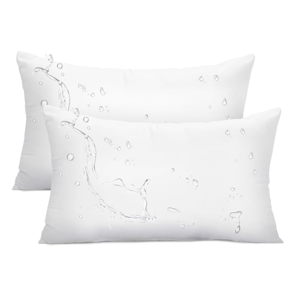 Ashler Outdoor Pillows, 18 x 18 Waterproof Pillow Inserts Set of 4