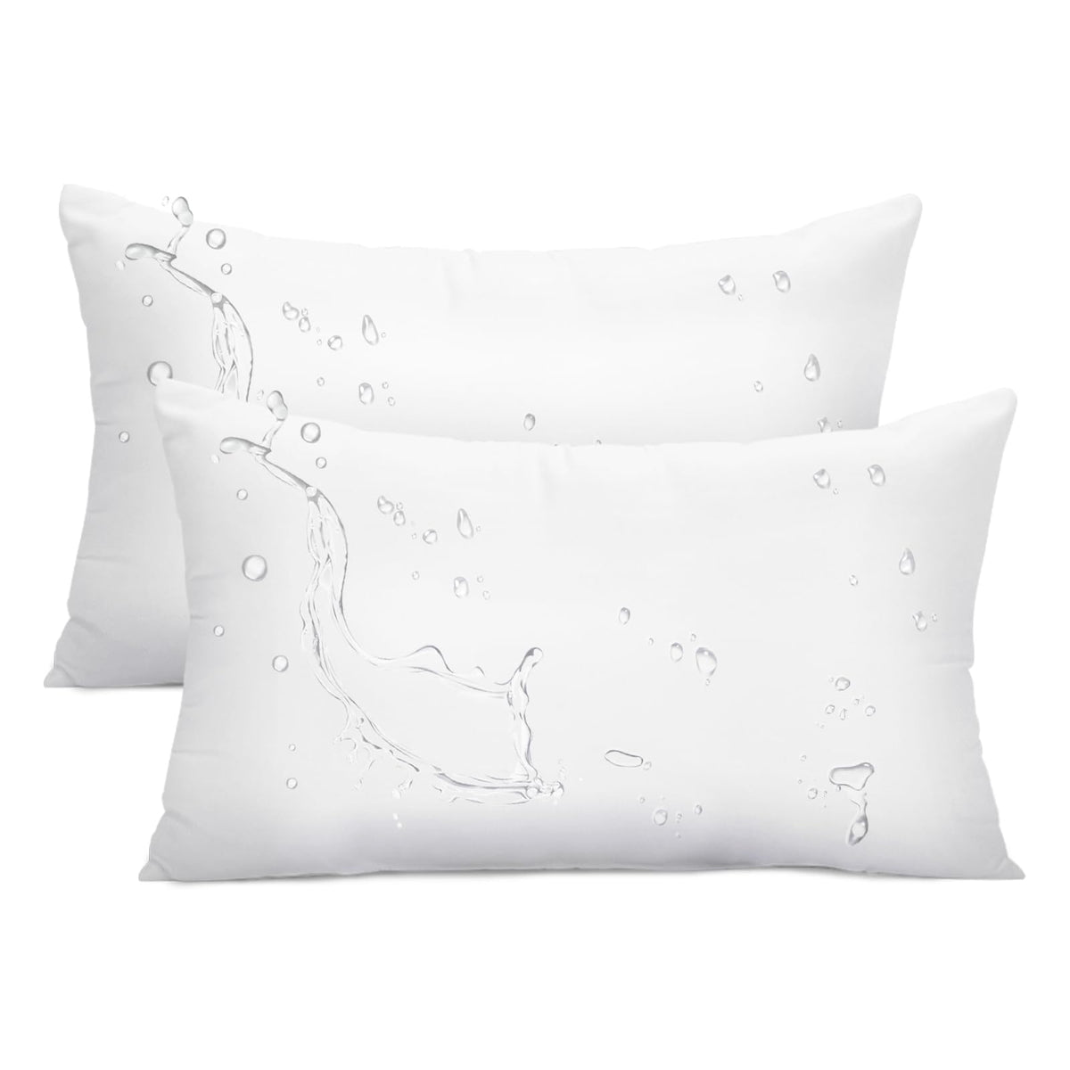 Ashler Outdoor Pillows, 18 x 18 Waterproof Pillow Inserts Set of 4