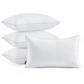 MIULEE 18x18 Inch Pillow Inserts Pack of 4 with 100% Textured Woven Fabric Cover