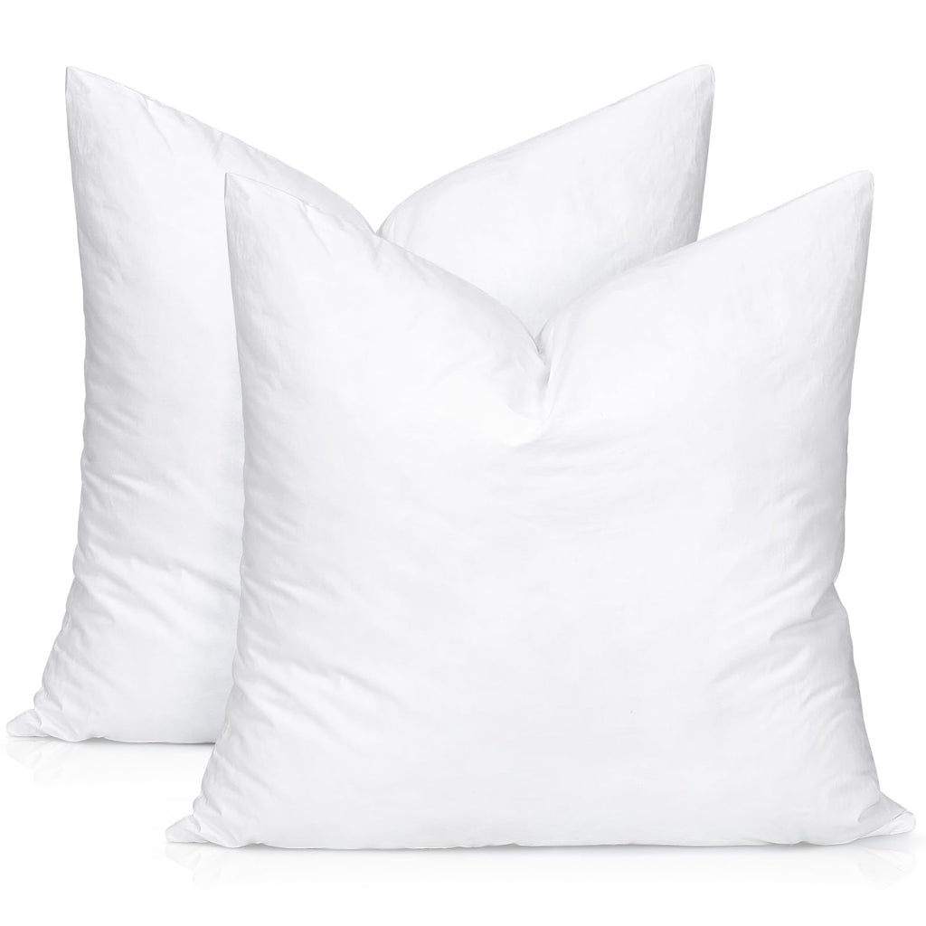 Artscope Synthetic Down Pillow Insert, 18x18 Throw Pillow Inserts Set of 2