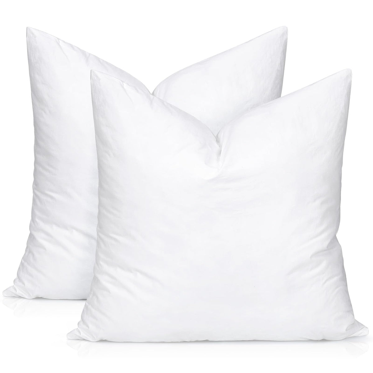Artscope Synthetic Down Pillow Insert, 18x18 Throw Pillow Inserts Set of 2
