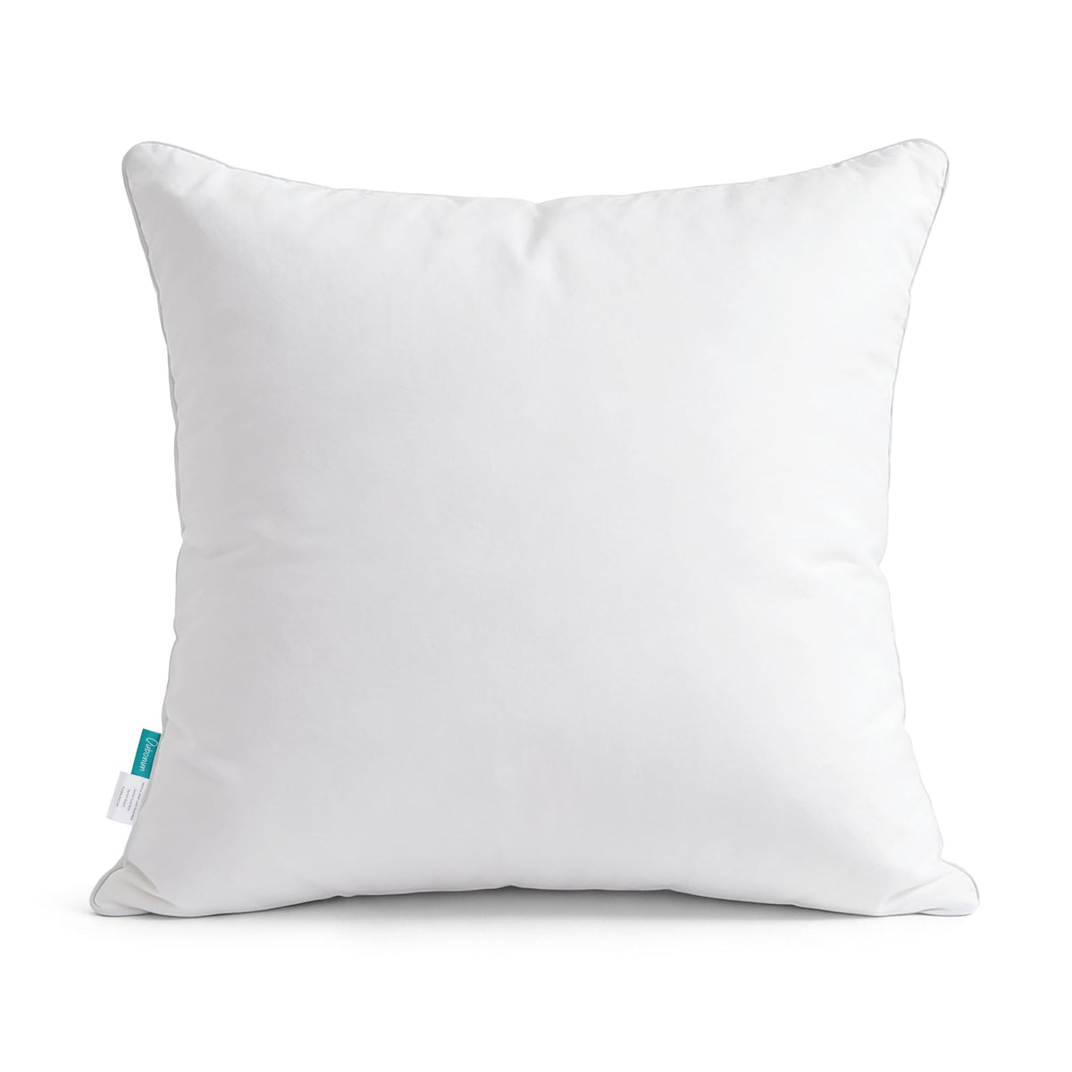 Oubonun 18"x18" Pillow Inserts (Set of 2) - Throw Pillow Inserts with 100% Cotton Cover - 18 Inch Square Interior Sofa Pillow Inserts - Decorative Pillow Insert Pair - White Couch Pillow