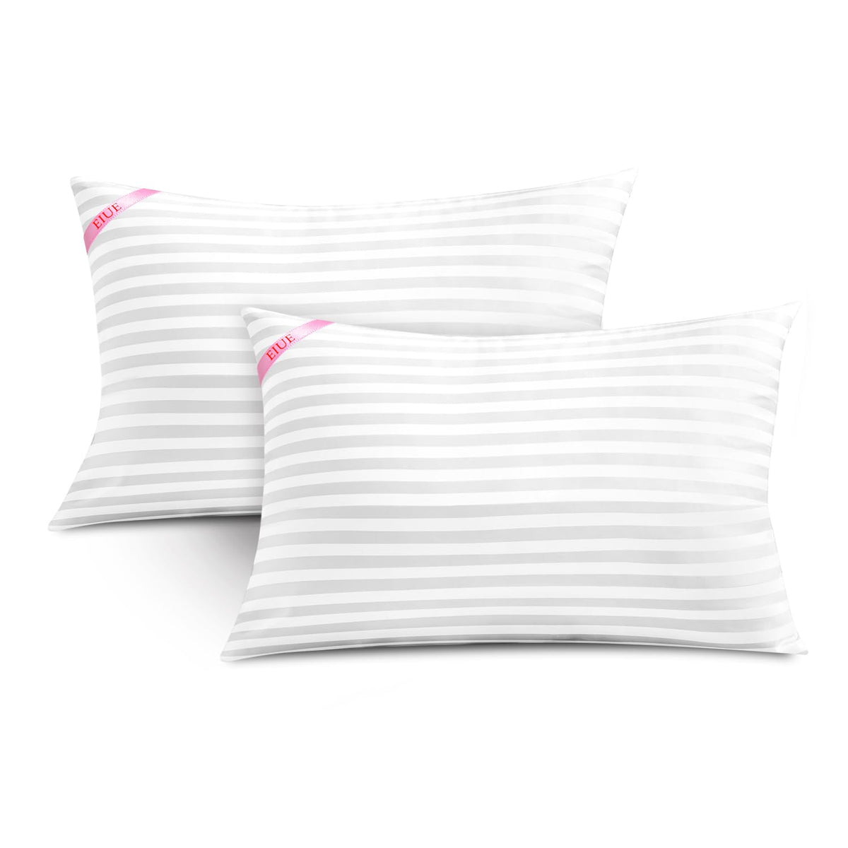 EIUE Throw Pillow Inserts, Machine Washable Pillows,Premium Polyester Fiber Fill for Sofa Bed & Decorative Cushions (White, 18x18inch)