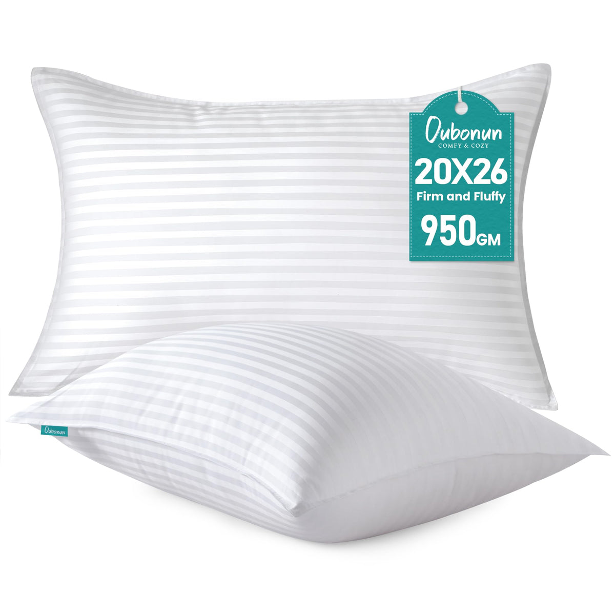 Oubonun 18 x 18 Throw Pillow Inserts Set of 2