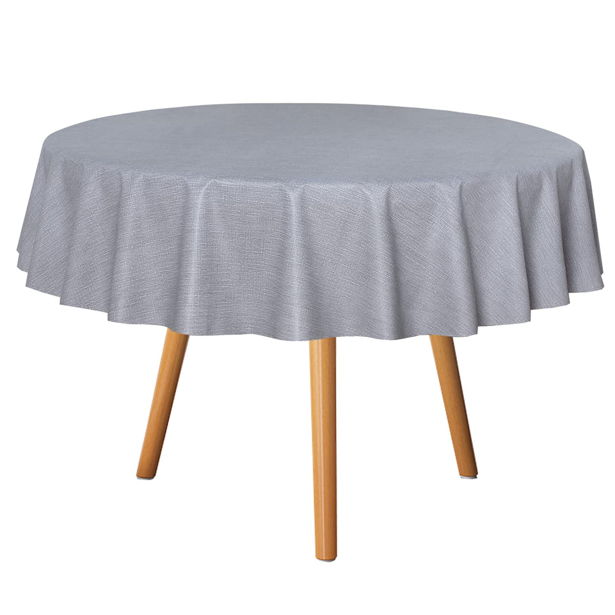 sancua Clear Plastic Table Cover Protector Waterproof Tablecloth 54x78 Inch