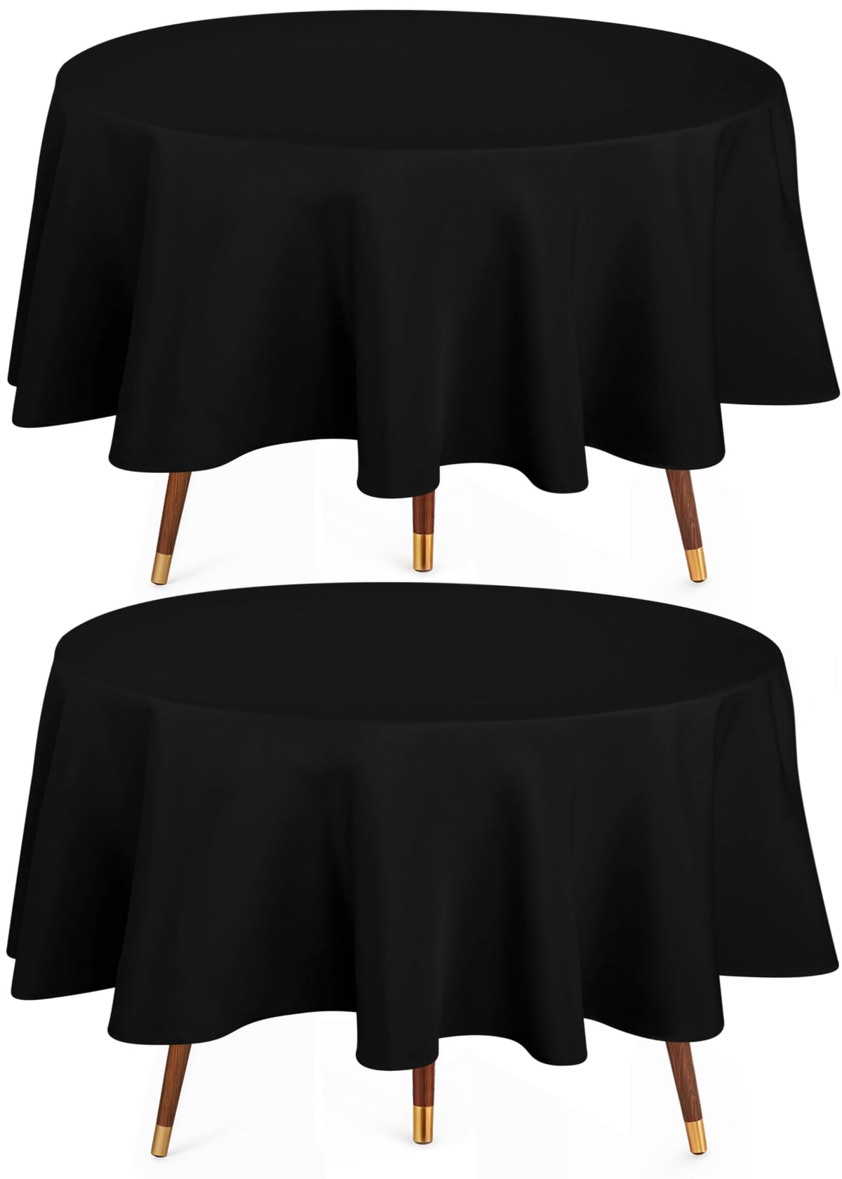 Utopia Kitchen Rectangle Table Cloth 2 Pack [60x102 Inches, White]