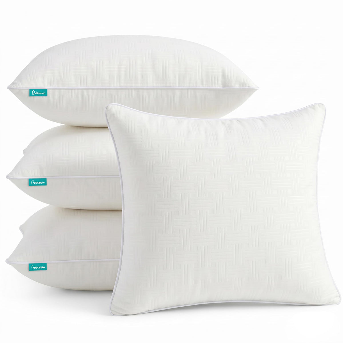 Oubonun 12x20 Inch Lumbar Pillow Inserts Set of 2, Decorative Pillows