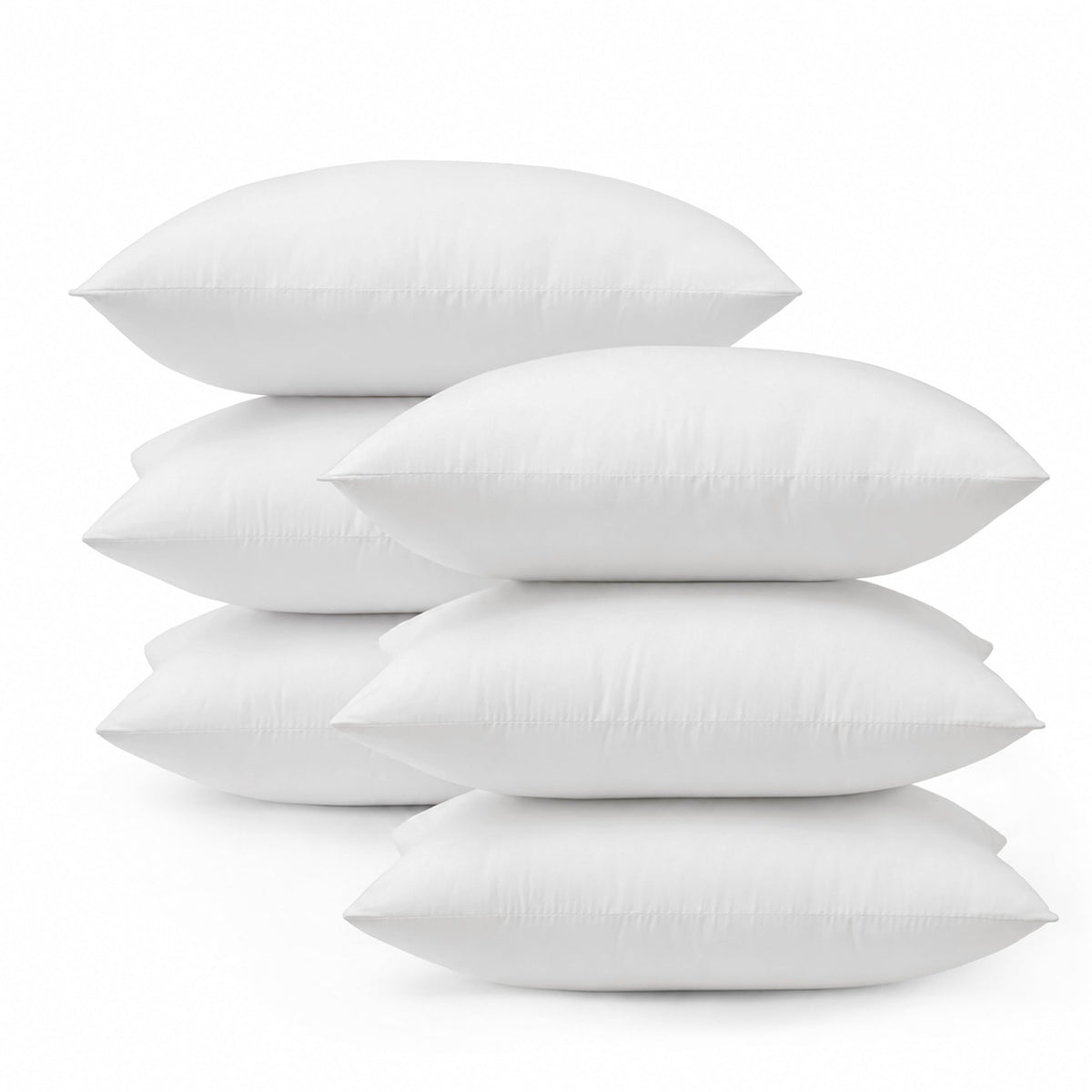MIULEE 18x18 Throw Pillows Inserts 2 Pack, Decorative Pillows for Couch Bed