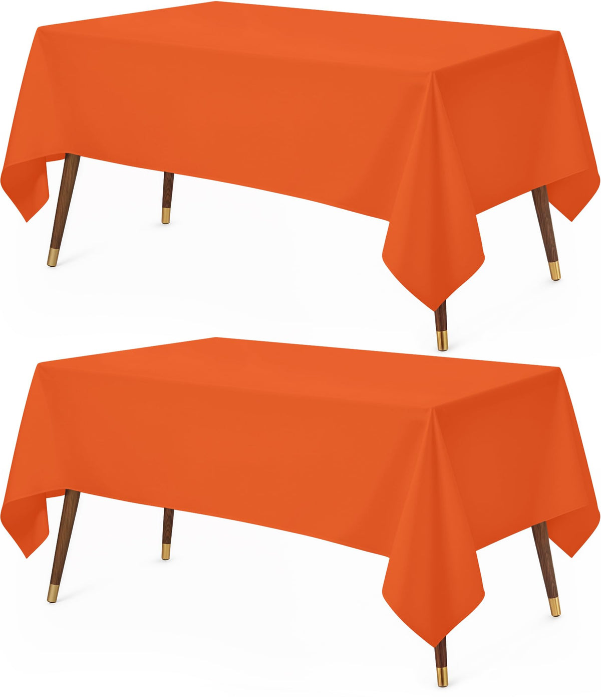 Utopia Kitchen Rectangle Table Cloth 2 Pack [60x102 Inches, White]