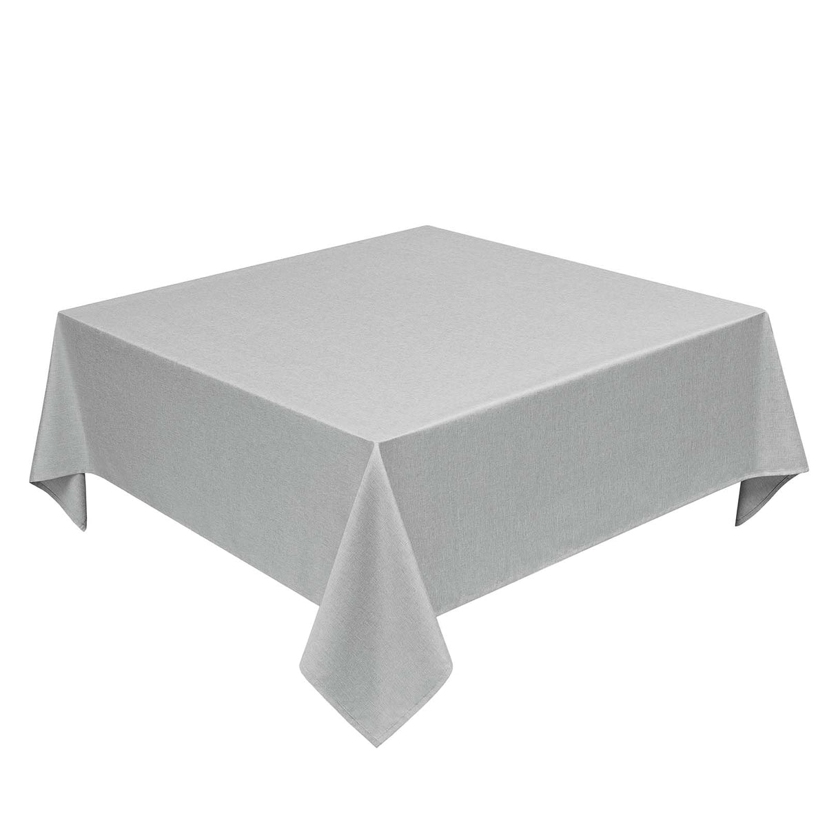 Decorelia Sage Green Linen Textured Tablecloth Rectangular 52 x70 Inch