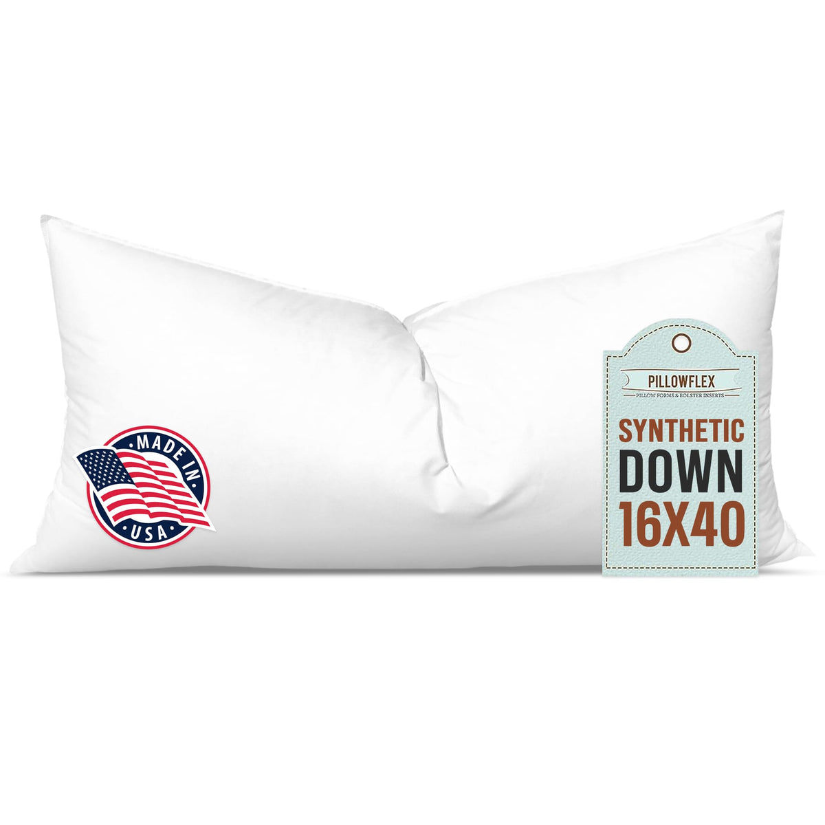 Pillowflex Synthetic Down Pillow Insert 24x24 in - Karate Chop Pillow