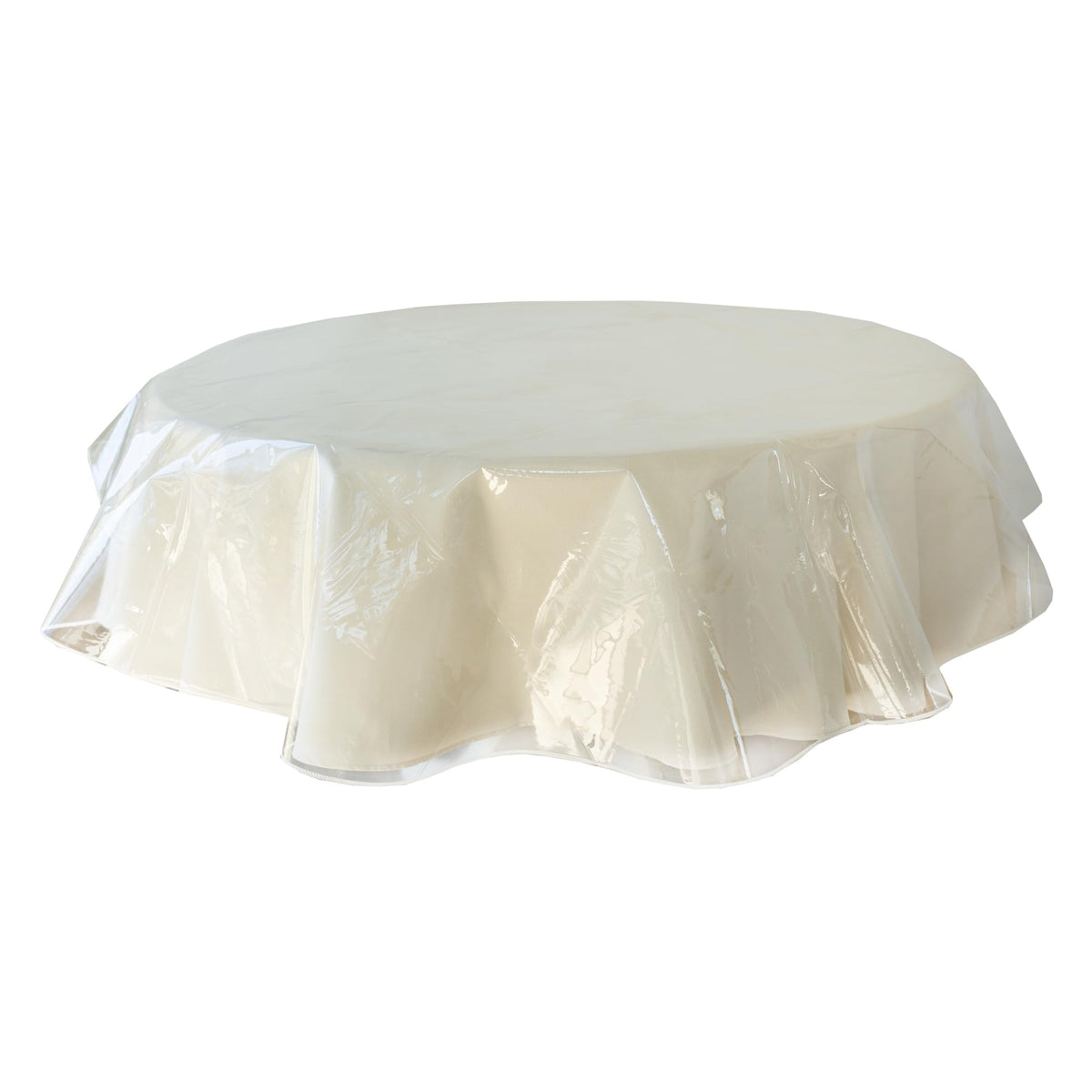 Benson Mills Clear Plastic Tablecloth Protector (70" x 90" Extra Wide)