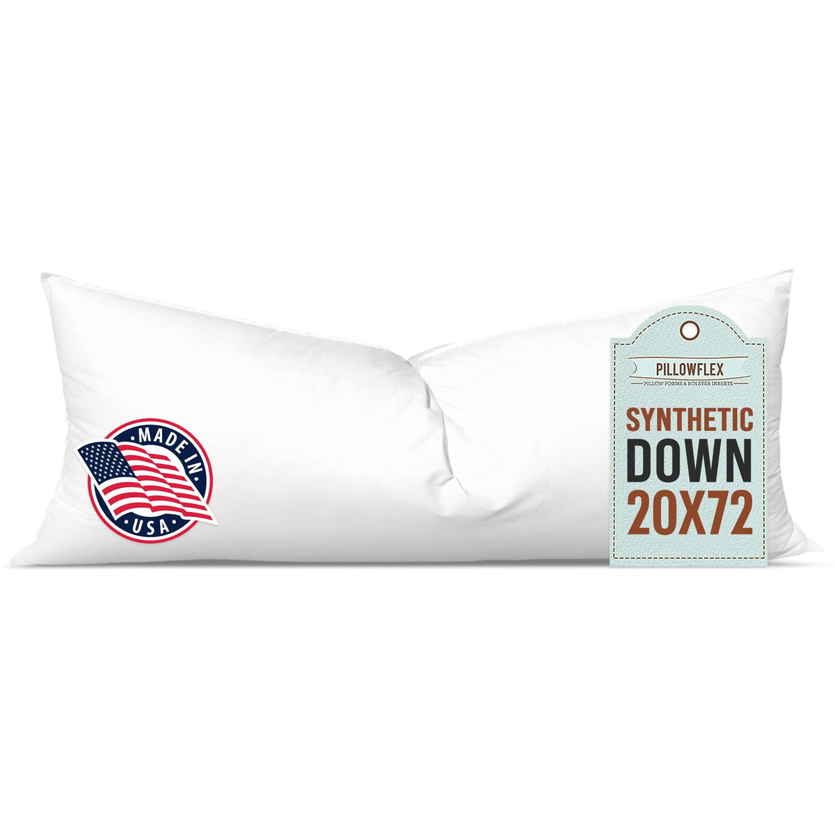 Pillowflex Synthetic Down Pillow Insert 24x24 in - Karate Chop Pillow