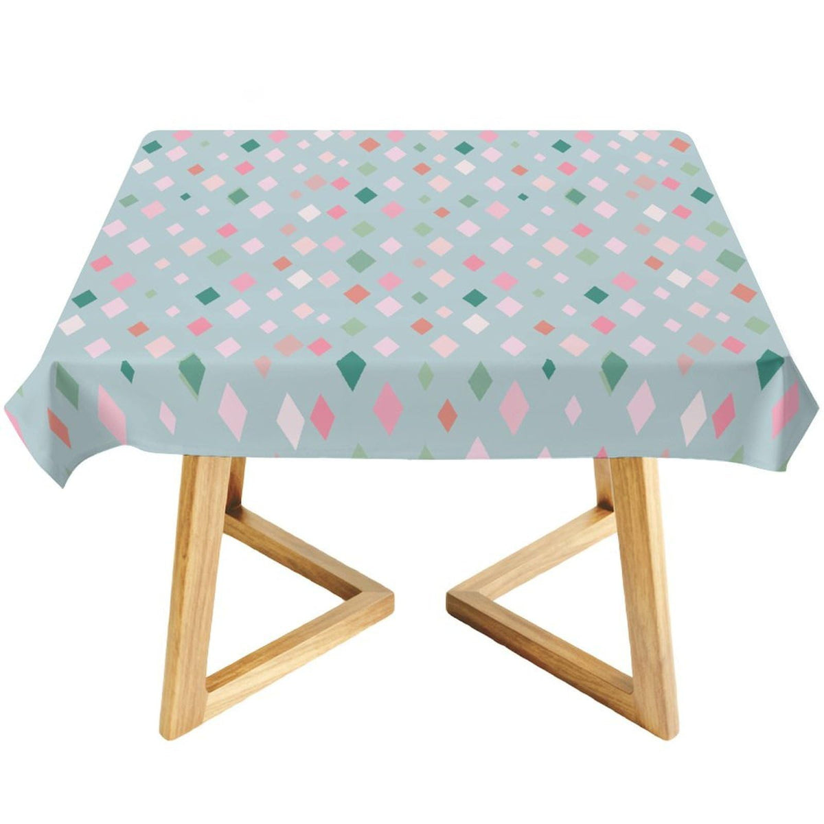 domirica Square & Rectangle Tablecloth, Trendy Floral Art Pattern, Waterproof Oil-Proof Wipeable Polyester Cover, Decorative Table Cloth for Kitchen, Picnic, Camping, Wedding Indoor Outdoor Party