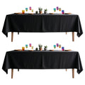WIGENIUS 6 Pack White Table Cloth Rectangle 60X102 Inch Tablecloth Fit 6FT