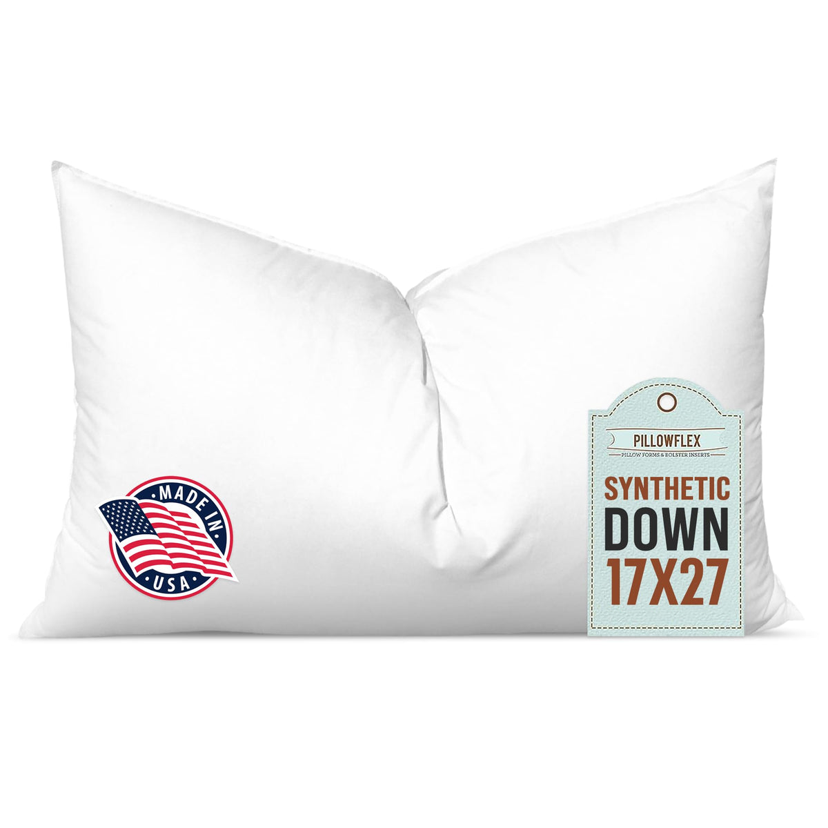 Pillowflex Synthetic Down Pillow Insert 24x24 in - Karate Chop Pillow