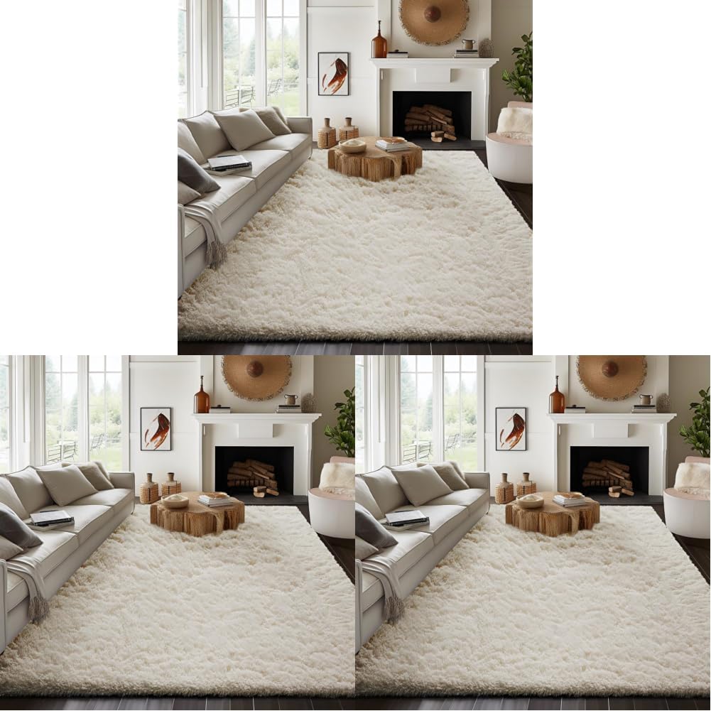 Ophanie Small Rug Upgrade Non Slip Throw Bedside Area Rugs, Fluffy Soft Grey Mini Bedroom Carpet, Affordable Door Entryway Indoor Inside Front Entrance Dog 2x3 Mat, Home Decor Aesthetic, Nursery