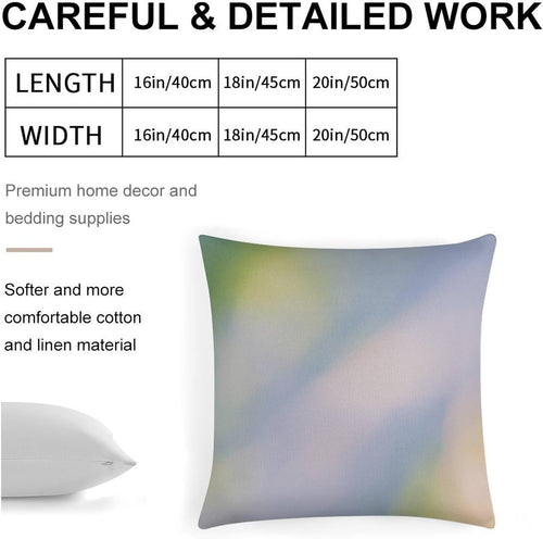 4 Pack Abstract Floral Print Throw Pillow Covers Soft Breathable Cotton Linen Square 18"x18" Cushion Cases with Zipper for Living Room Sofa Couch, No Pillow Insert Included