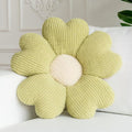 Sioloc Yellow Flower Pillow, Decorative Throw Pillow for Bed, Cute Daisy Flower Shaped Floor Cushion for Pet, Couch & Room Decor (15.7 Inch)