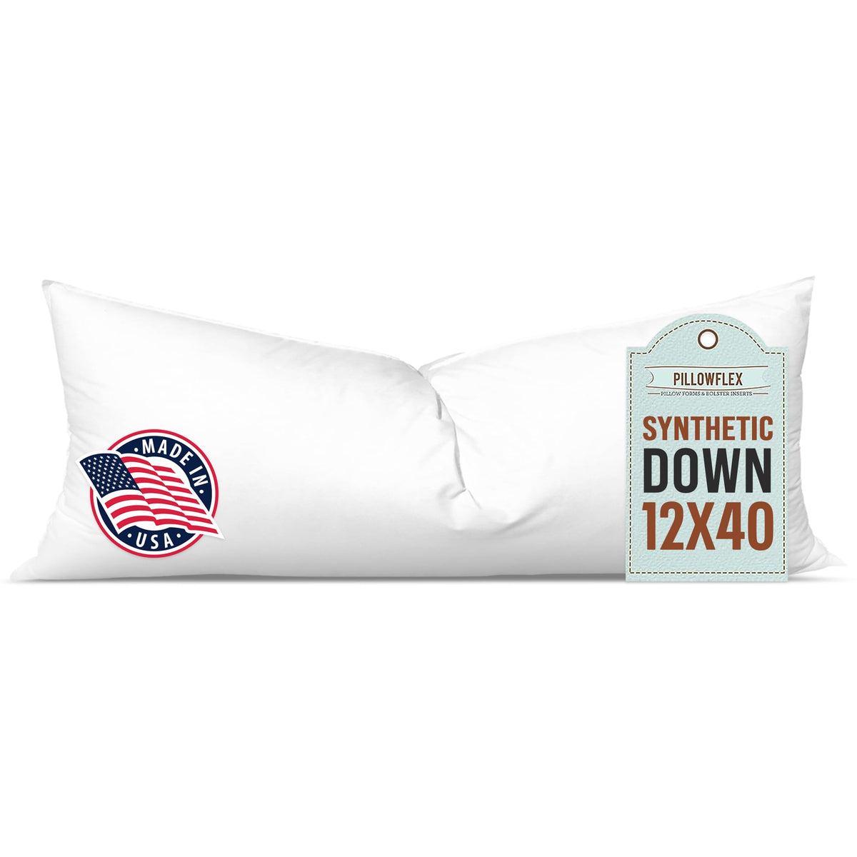 Pillowflex Synthetic Down Pillow Insert 24x24 in - Karate Chop Pillow