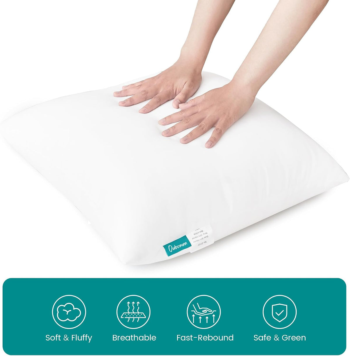 Oubonun 18 x 18 Throw Pillow Inserts