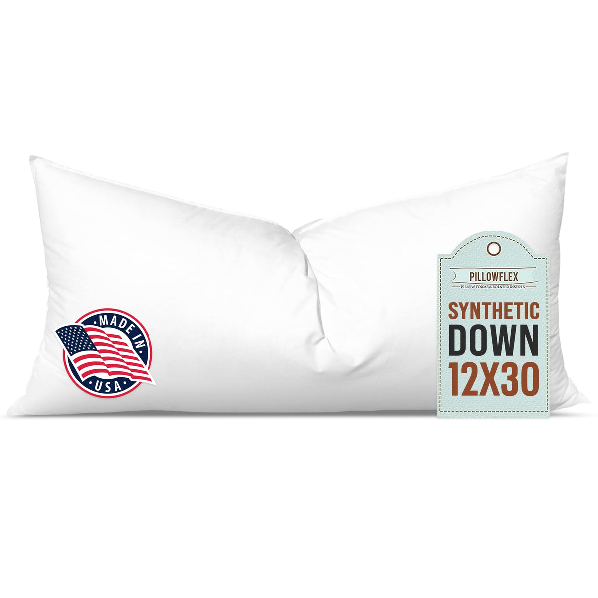 Pillowflex Synthetic Down Pillow Insert 24x24 in - Karate Chop Pillow