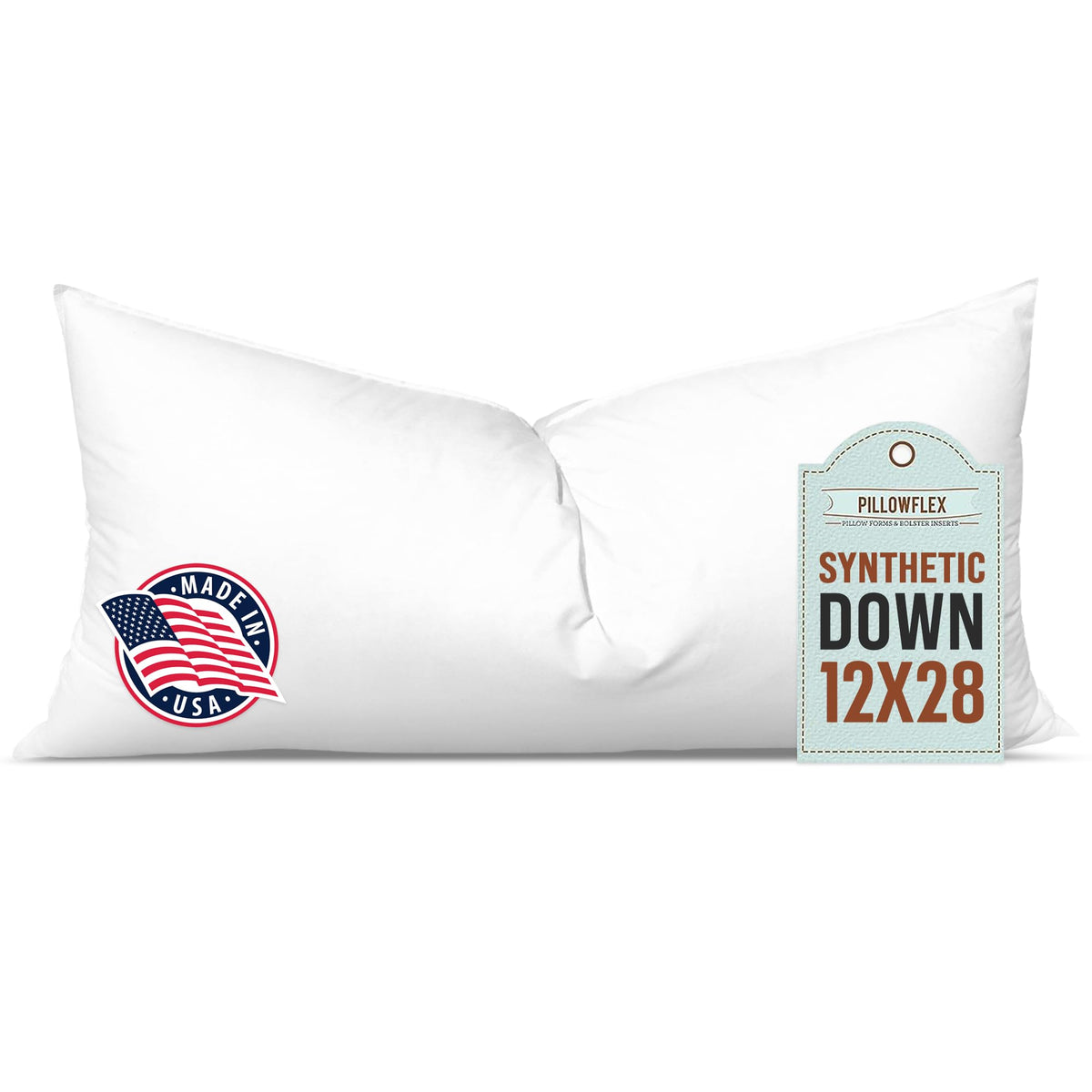Pillowflex Synthetic Down Pillow Insert 24x24 in - Karate Chop Pillow