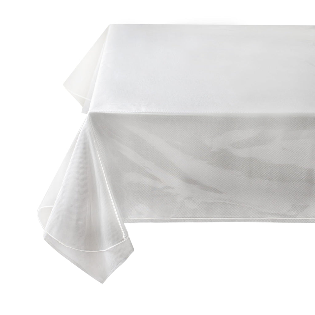 Benson Mills Clear Plastic Tablecloth Protector (70" x 90" Extra Wide)