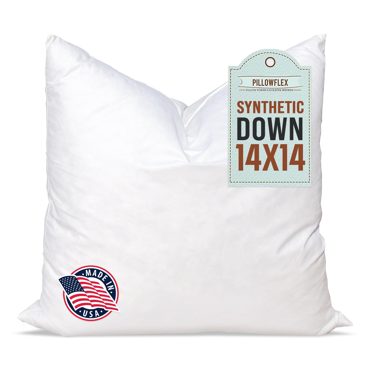 Pillowflex Synthetic Down Pillow Insert 24x24 in - Karate Chop Pillow