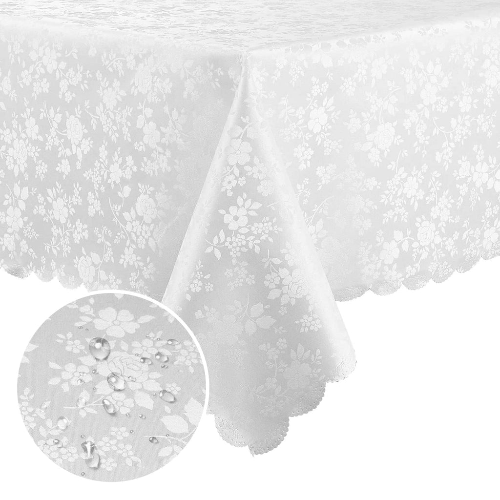 Smiry Rectangle Waterproof Heavy Duty Vinyl Tablecloths, 60 x 84 Inch