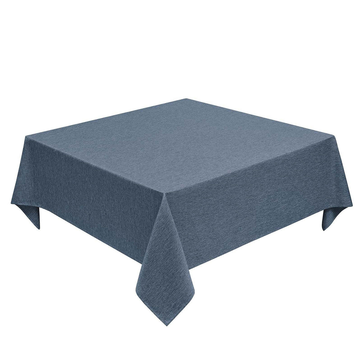 Decorelia Sage Green Linen Textured Tablecloth Rectangular 52 x70 Inch