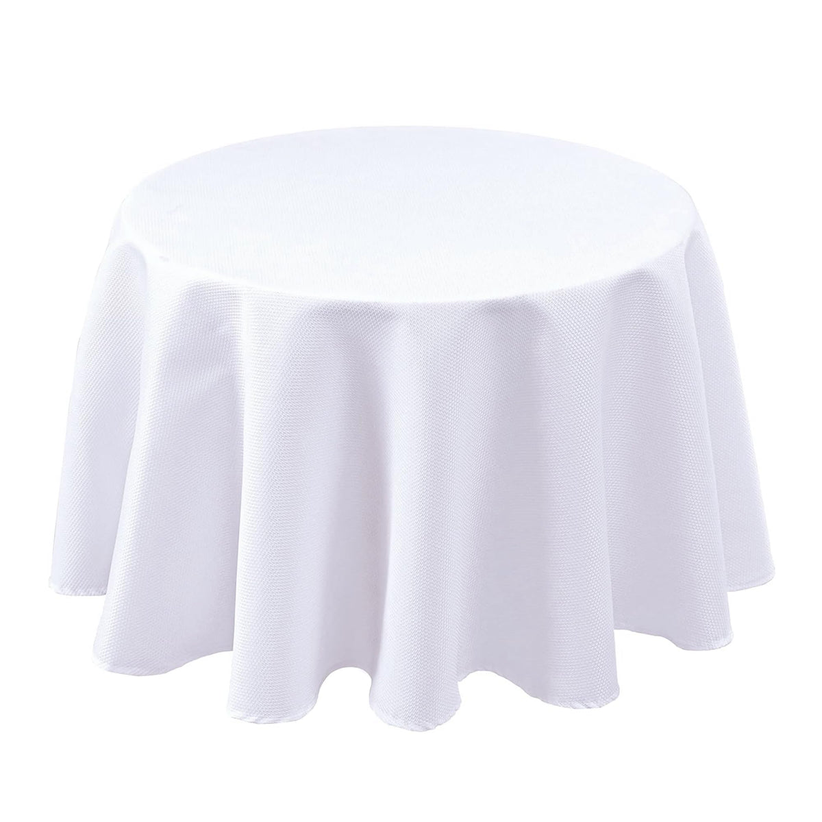 Textured Square Tablecloth-Fabric Spillproof Table Cloths-Natural 54x54"