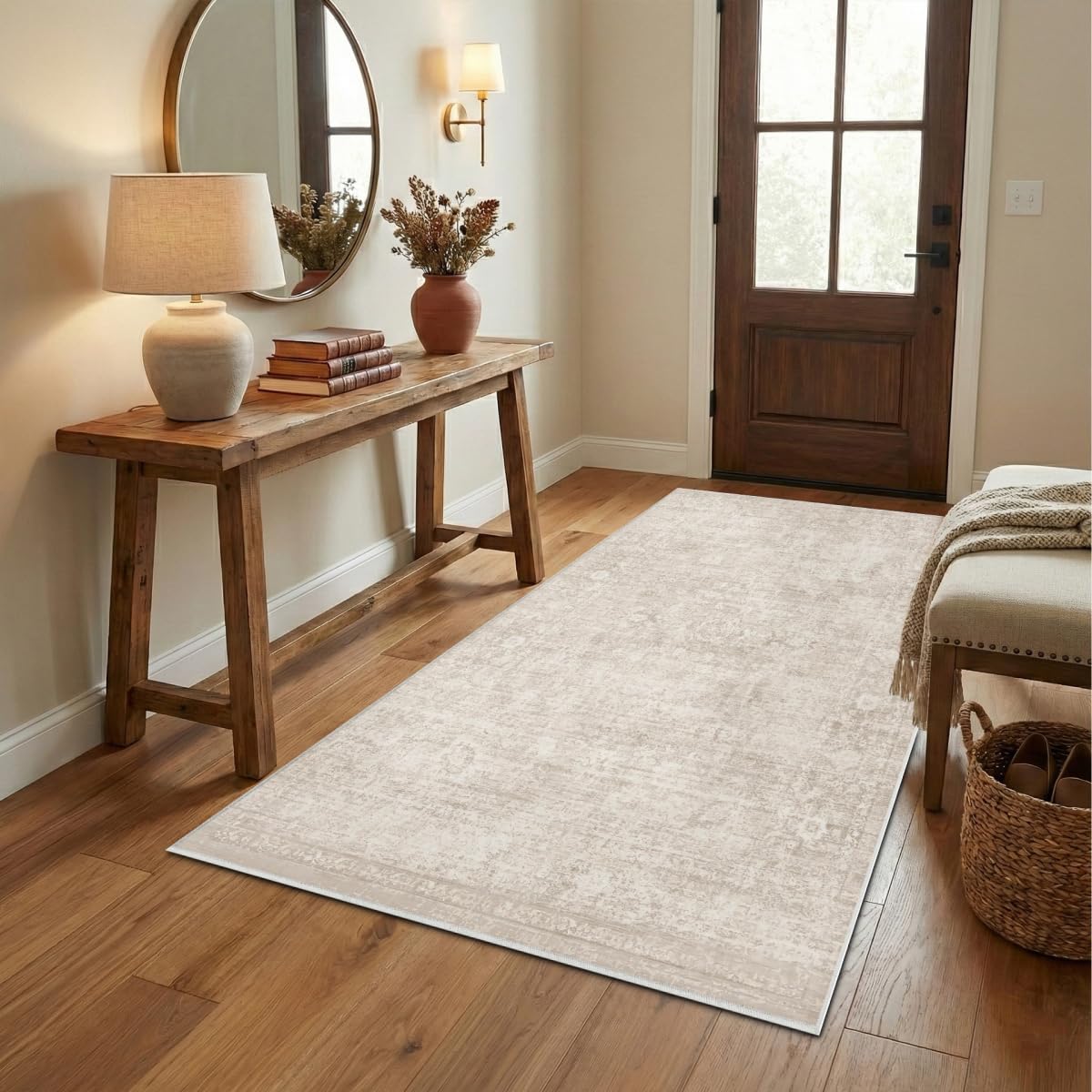Homemate Washable Rug 8x10 Area Rugs - Vintage Rugs for Living Room